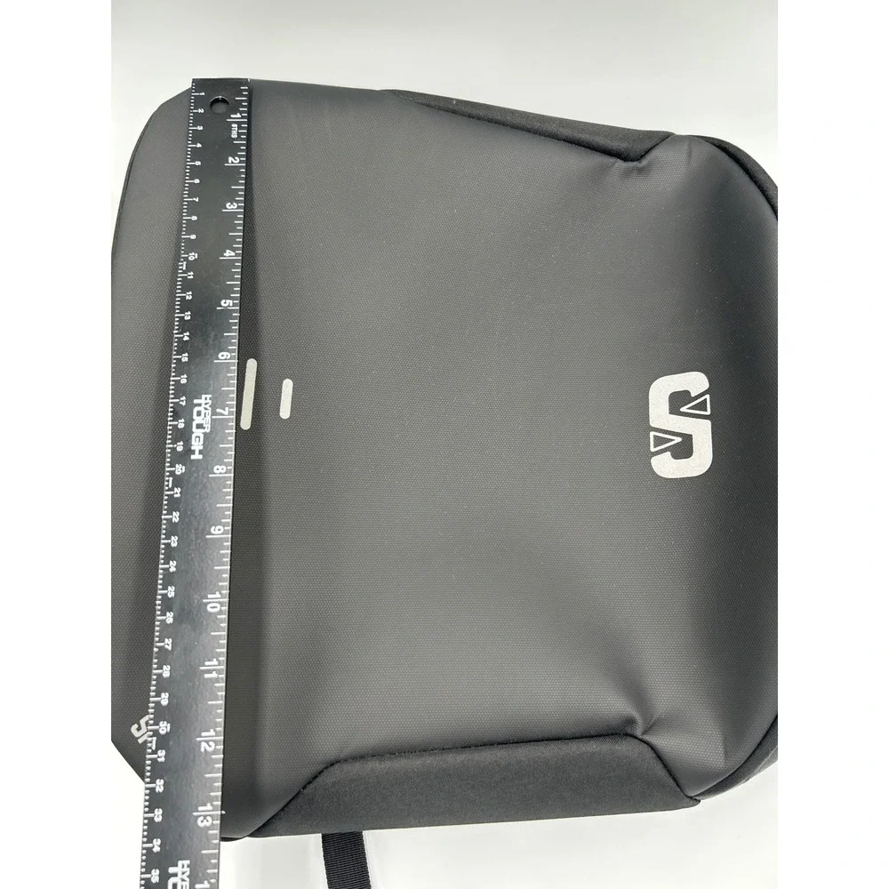 Sportpark Anti Theft Tech Backpack Black USB Charging Port Laptop Bag Travel